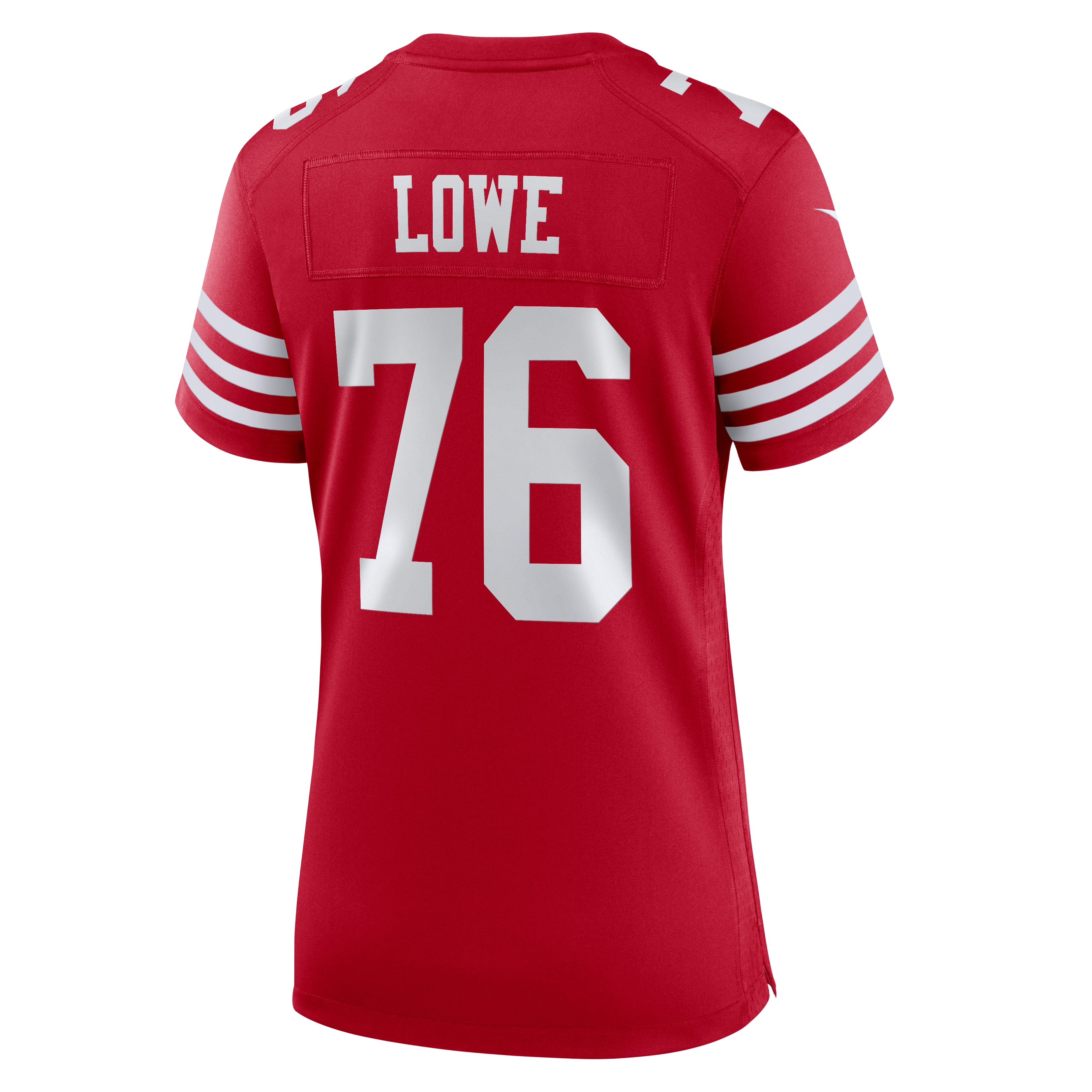 Women's San Francisco 49Ers Vederian Lowe Nike Scarlet Team Game Jersey